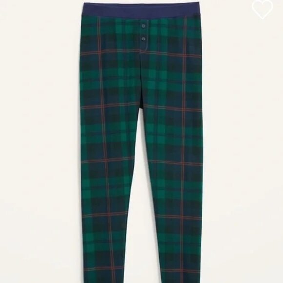 Matching Maternity & DOG Christmas Pajama Thermal Knit - Green Plaid - Large - Picture 7 of 8